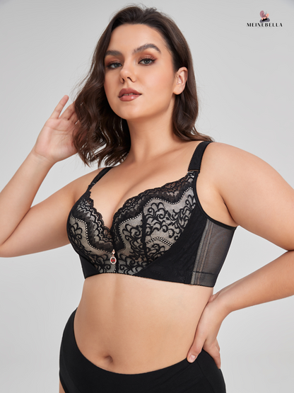 Meinebella™ Push-Up BH mit Spitze